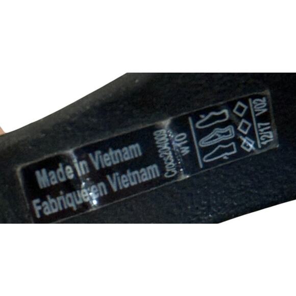 Not For Sale Crocs Sandals Women 10 Black Sanrah Embellished Wedge - Picture 7 of 7